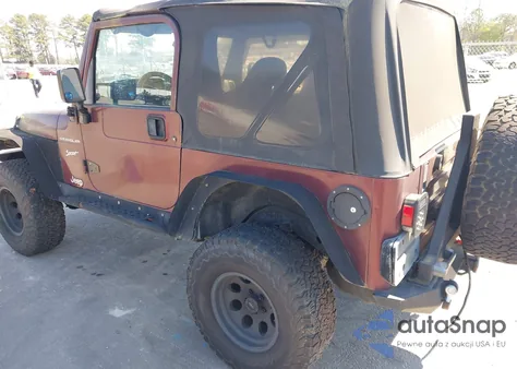 2002 Jeep Wrangler Sport z USA, uszkodzony, nr VIN 1J4FA49S72P710102